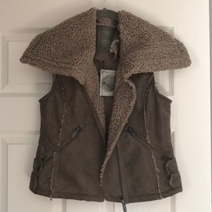 Faux Suede Vest